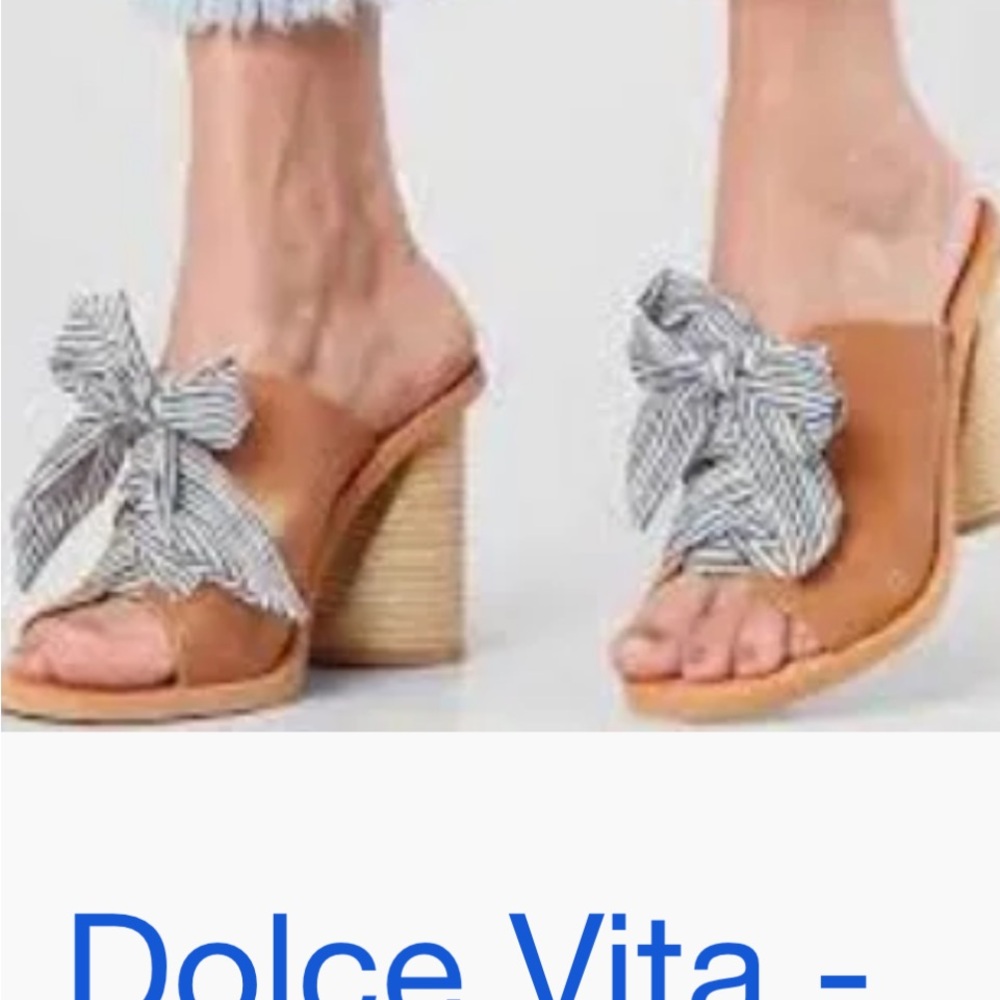 Buckle DOLCE VITA Amber Lace-Up Sandal in Caramel Leather 7.5